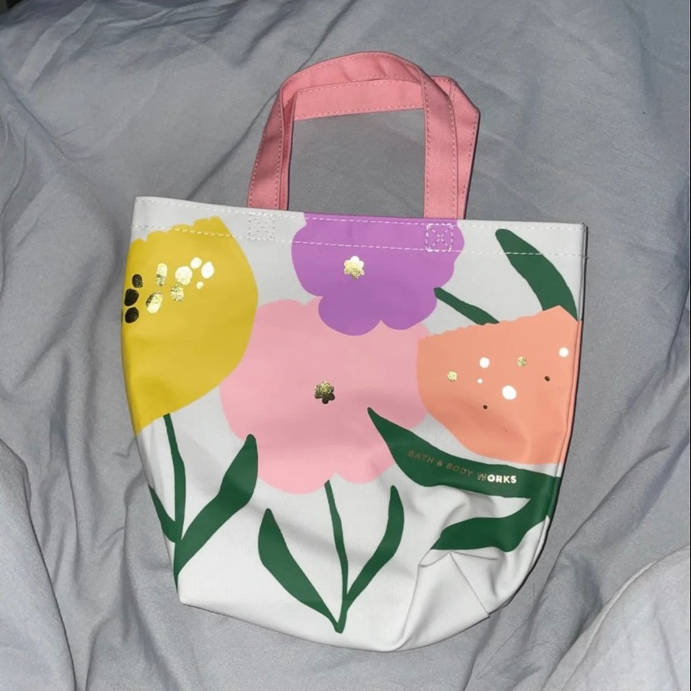 Bath and Body works small tote bag